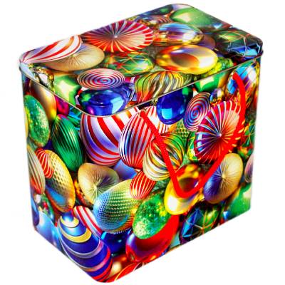 Детский подарок на Новый Год в жестяной упаковке весом 1550 грамм