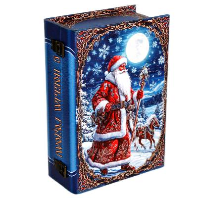 Сладкий новогодний подарок в элитной упаковке весом 700 грамм 